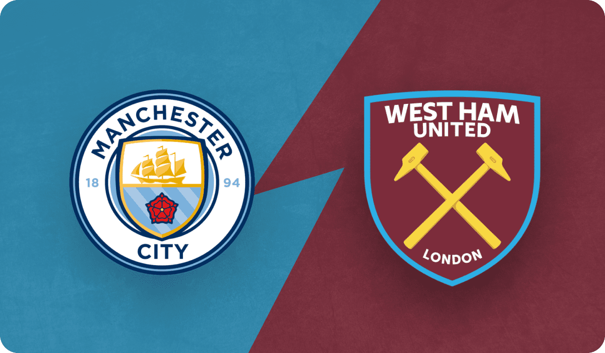 Manchester City x West Ham se enfrentam pela Premier League