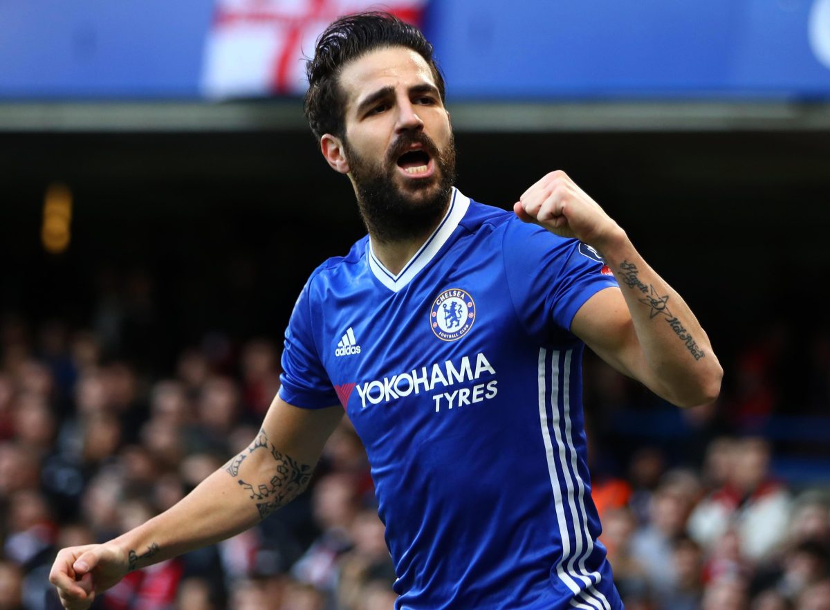 jogadores arsenal x chelsea Cesc Fabregas