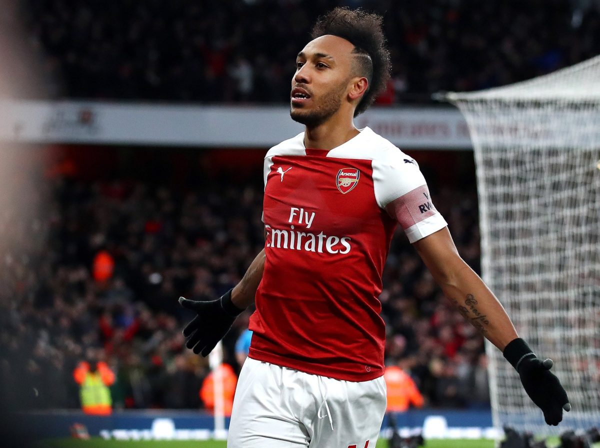 jogadores arsenal x chelsea Pierre Emerick Aubameyang