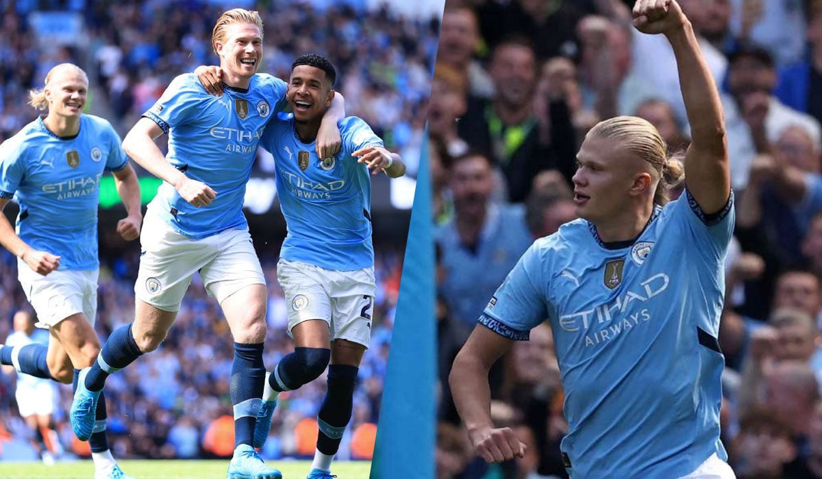 Manchester City goleia Ipswich town com hat-trick de Haaland