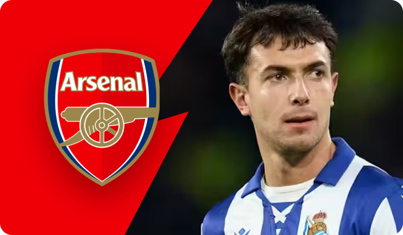 Arsenal quer Martin Zubimendi